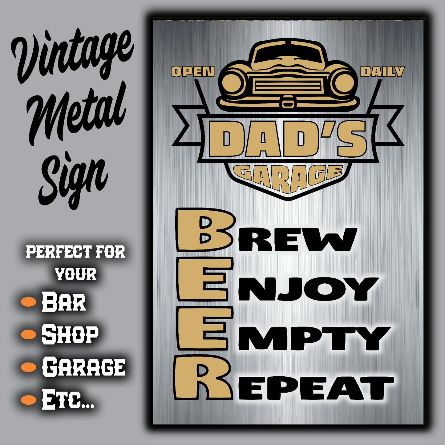 accessories DAD's GARAGE ~ B. E. E. R. DAD's GARAGE ~ B. E. E. R. GiftsByJeff Gifts By Jeff Pittsburgh PA