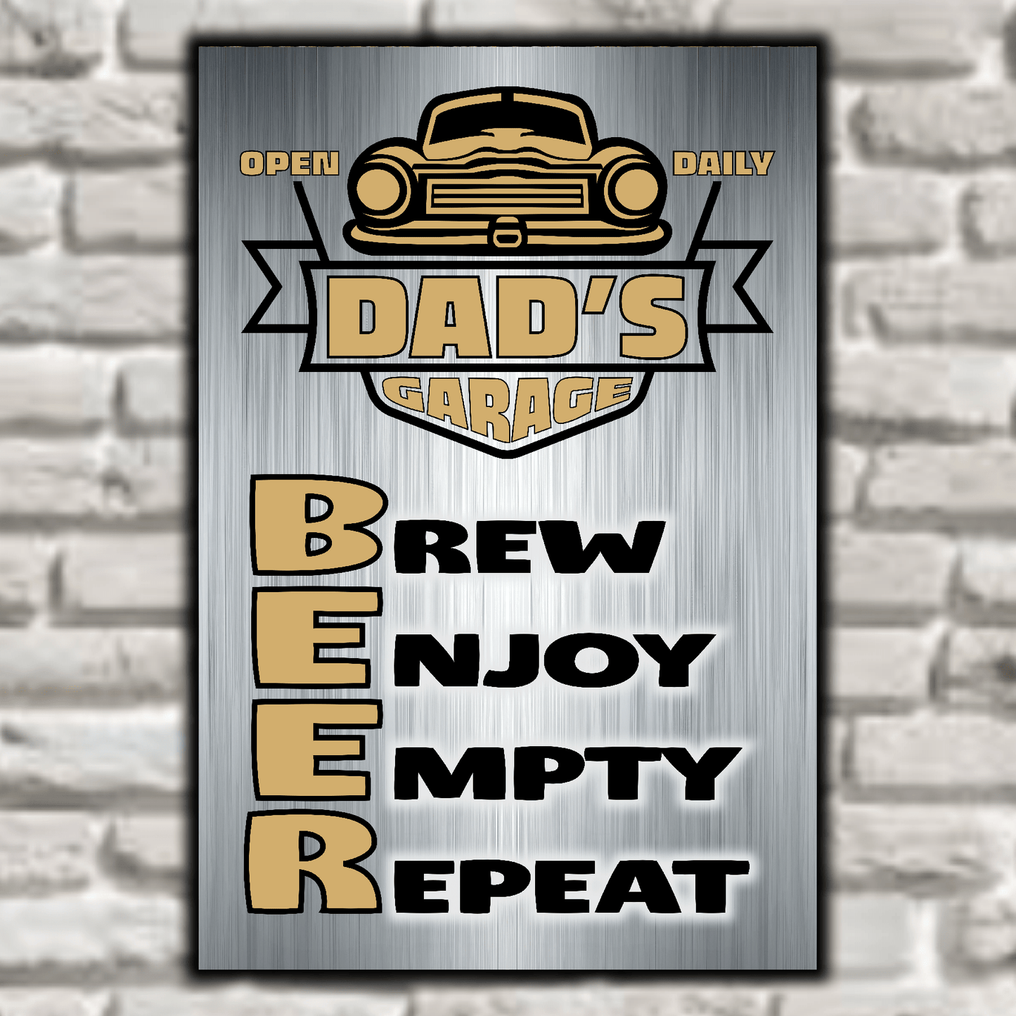 accessories DAD's GARAGE ~ B. E. E. R. DAD's GARAGE ~ B. E. E. R. GiftsByJeff Gifts By Jeff Pittsburgh PA