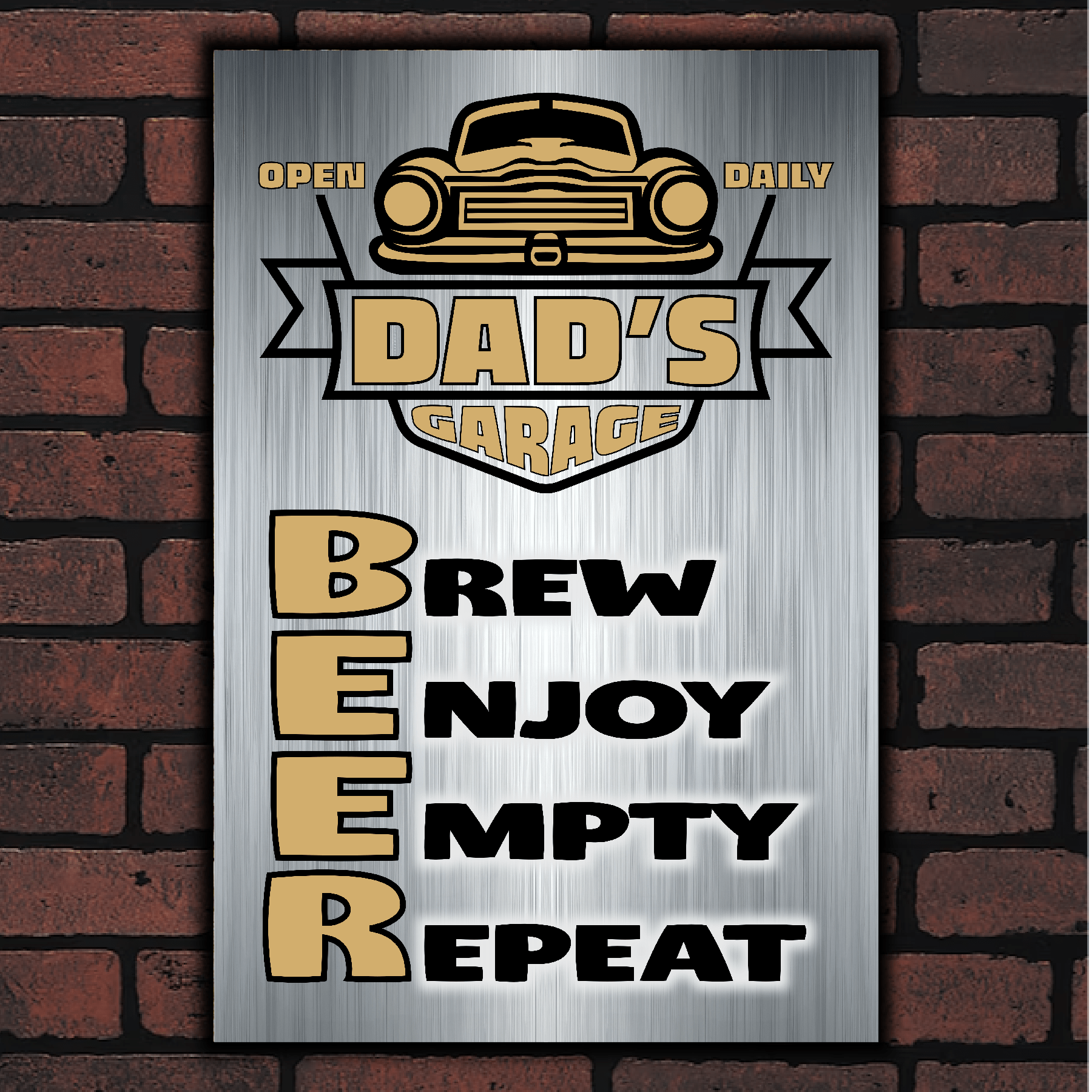 accessories DAD's GARAGE ~ B. E. E. R. DAD's GARAGE ~ B. E. E. R. GiftsByJeff Gifts By Jeff Pittsburgh PA