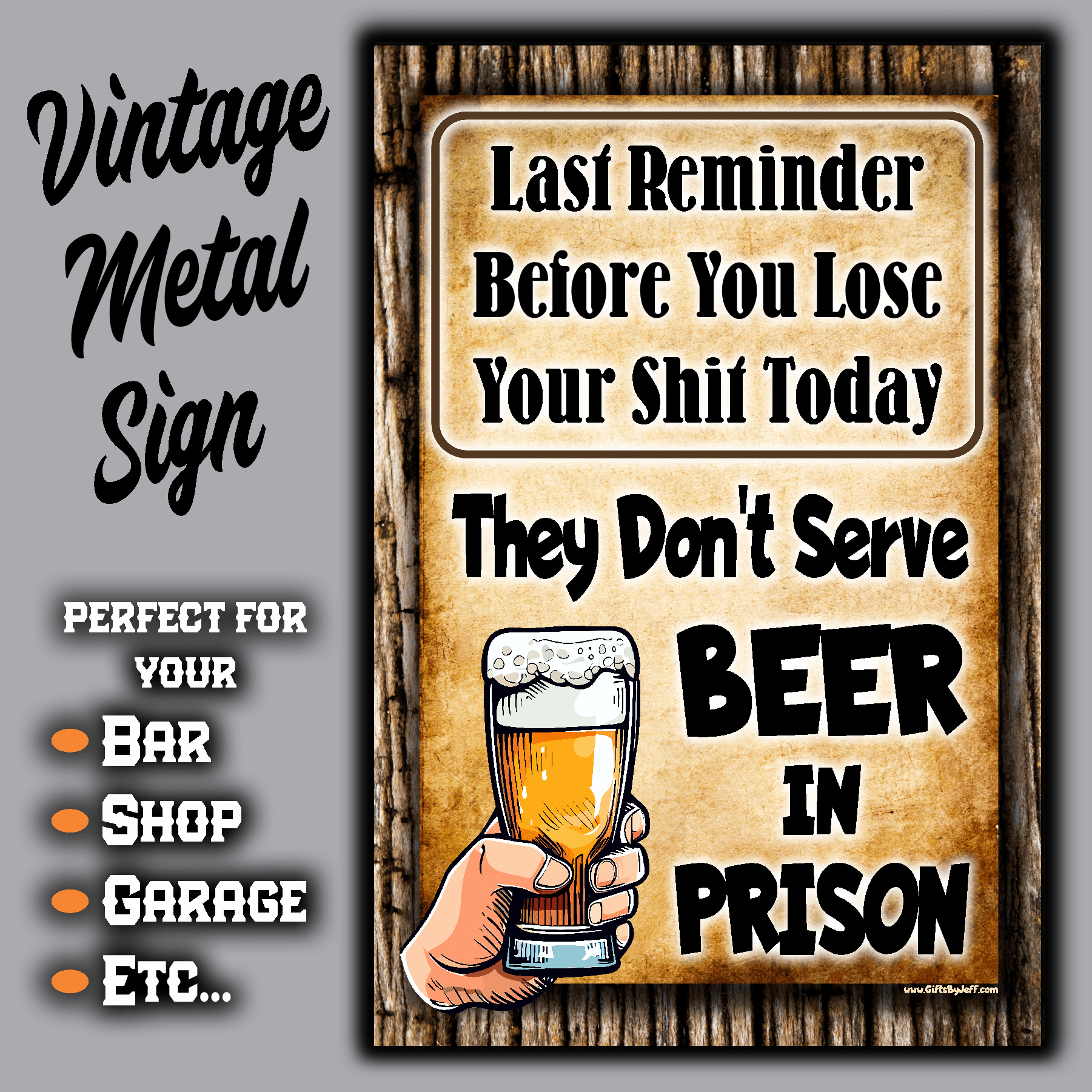 accessories Last Reminder, They Don't Serve Beer In Prison Last Reminder, They Don't Serve Beer In Prison GiftsByJeff Gifts By Jeff Pittsburgh PA