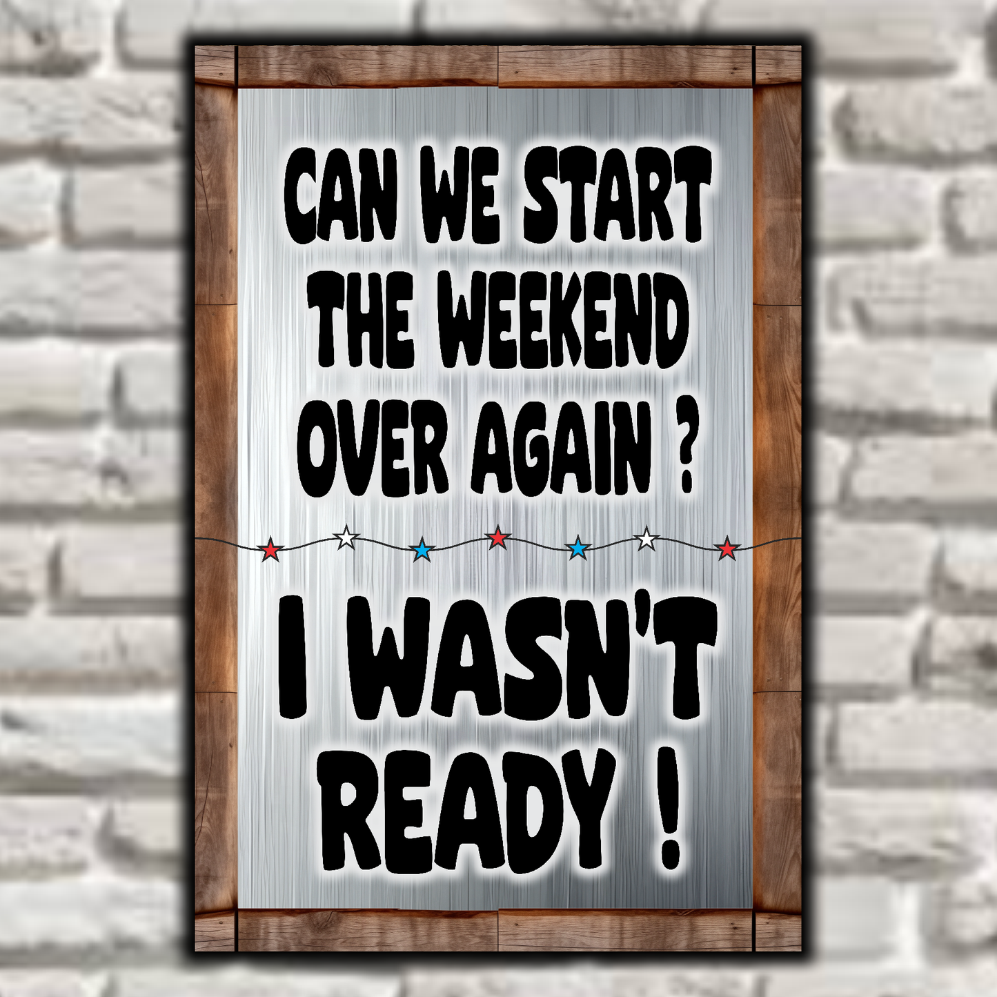 Can We Start The Weekend Over Again ?
