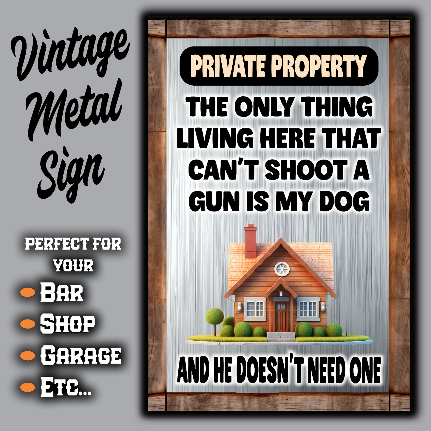 Can’t Shoot A Gun Is My Dog And He Doesn’t Need One