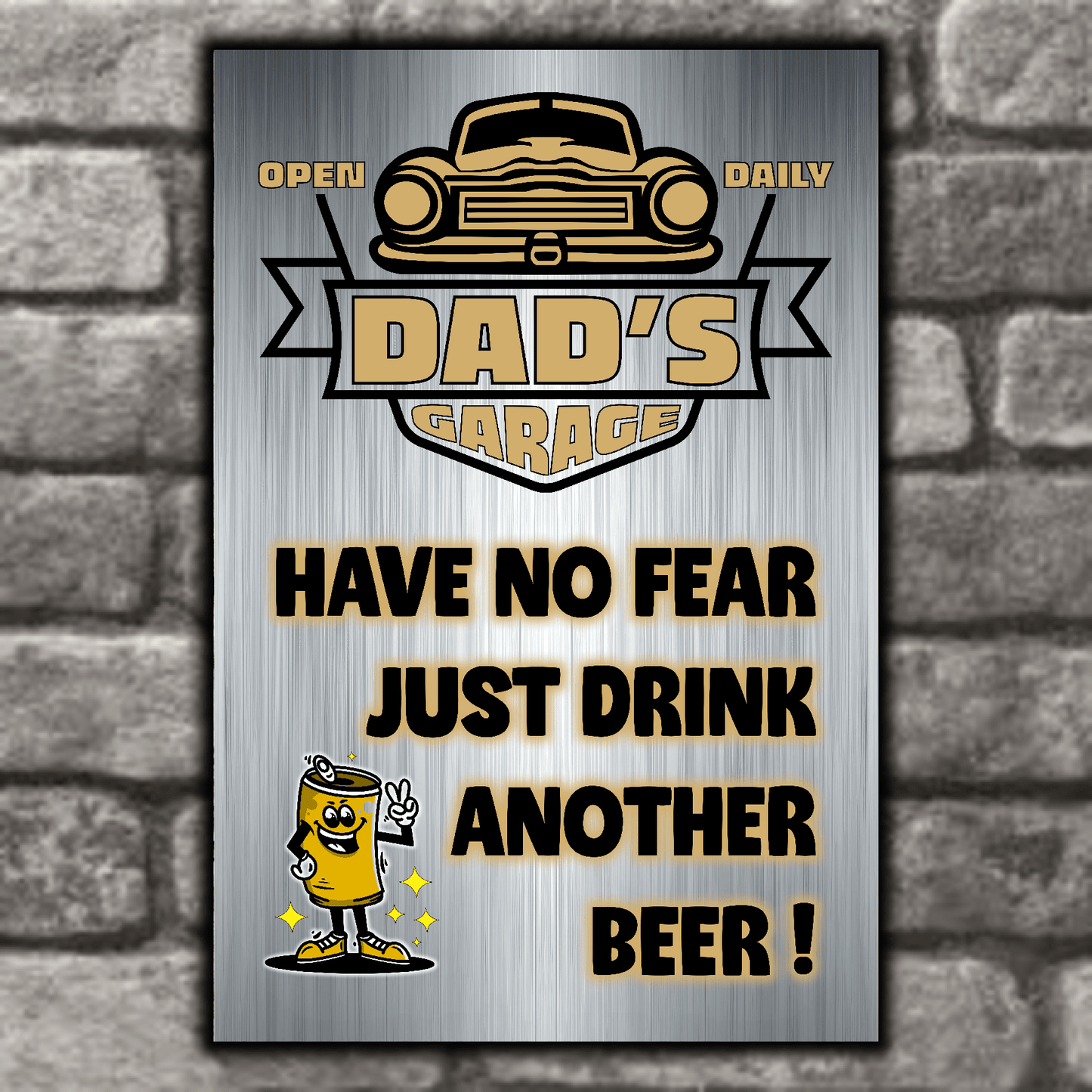 accessories DAD's GARAGE ~ Have No Fear, Just Drink Another Beer! DAD's GARAGE ~ Have No Fear, Just Drink Another Beer! GiftsByJeff Gifts By Jeff Pittsburgh PA