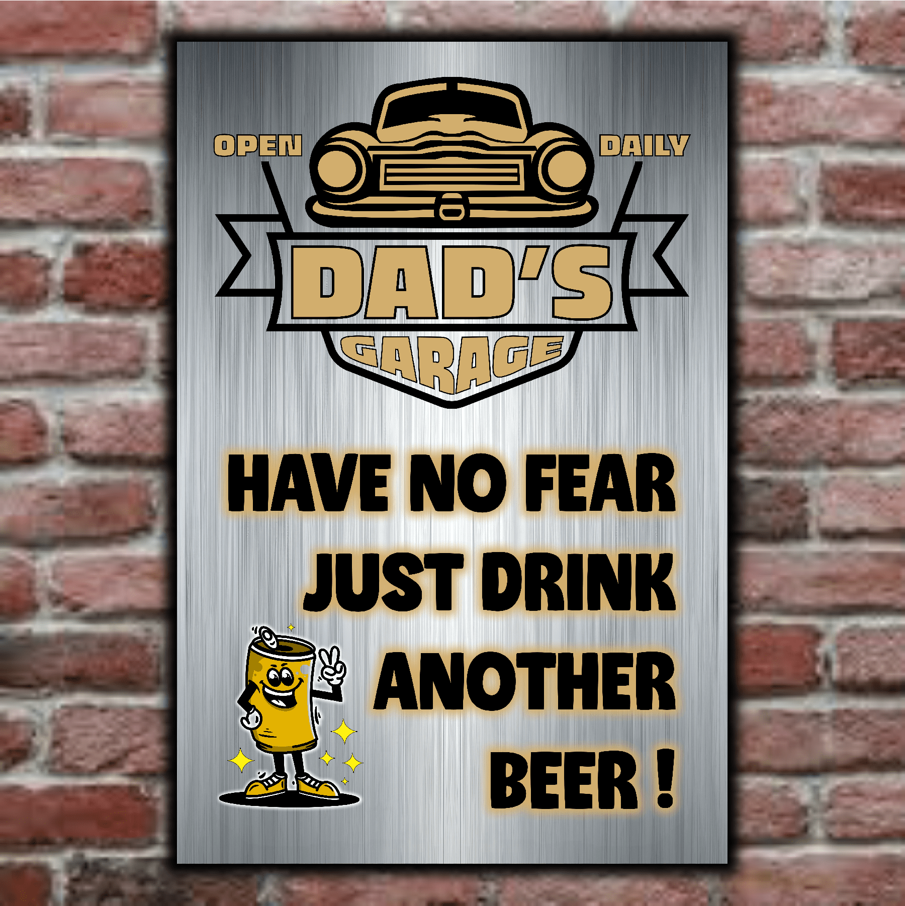accessories DAD's GARAGE ~ Have No Fear, Just Drink Another Beer! DAD's GARAGE ~ Have No Fear, Just Drink Another Beer! GiftsByJeff Gifts By Jeff Pittsburgh PA