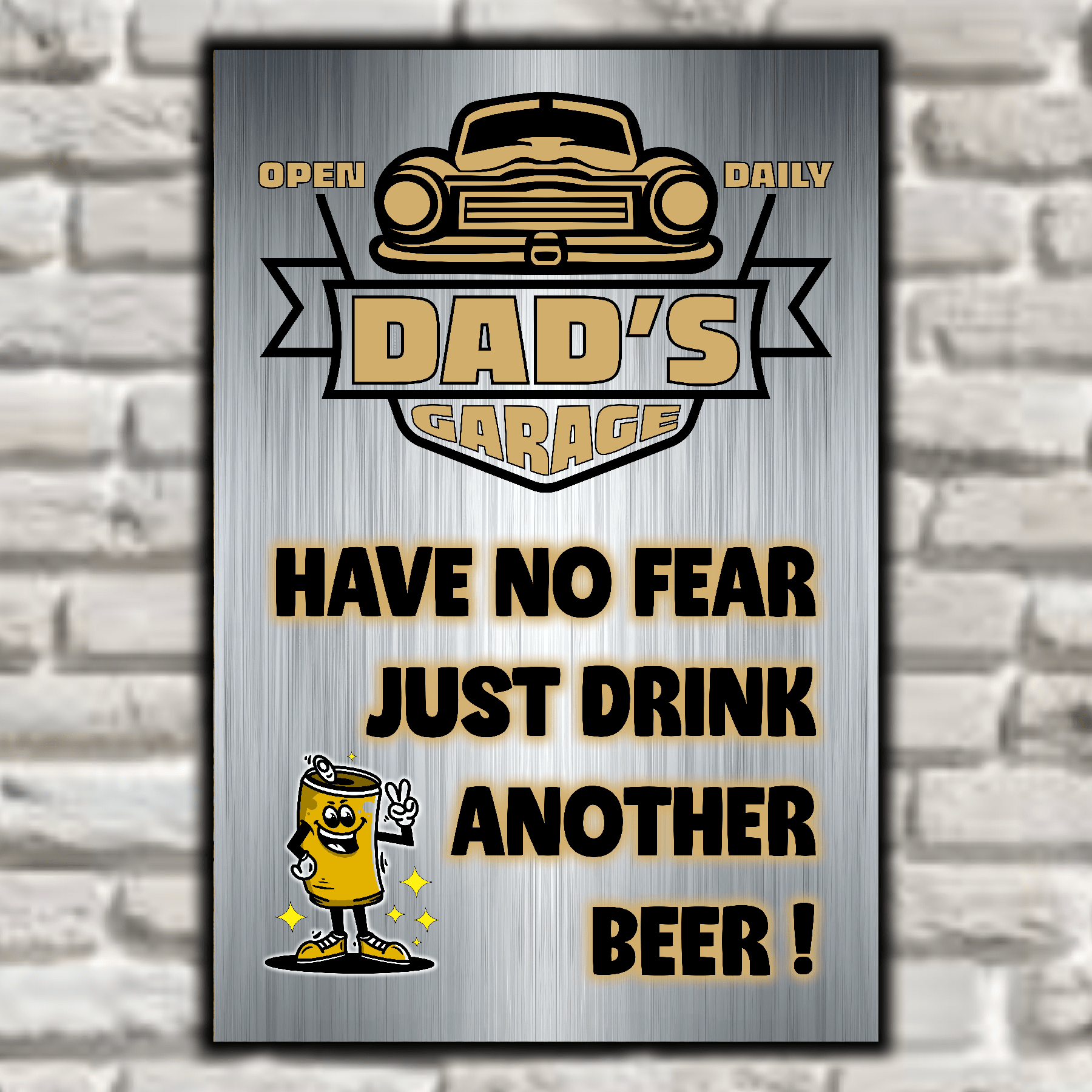 accessories DAD's GARAGE ~ Have No Fear, Just Drink Another Beer! DAD's GARAGE ~ Have No Fear, Just Drink Another Beer! GiftsByJeff Gifts By Jeff Pittsburgh PA