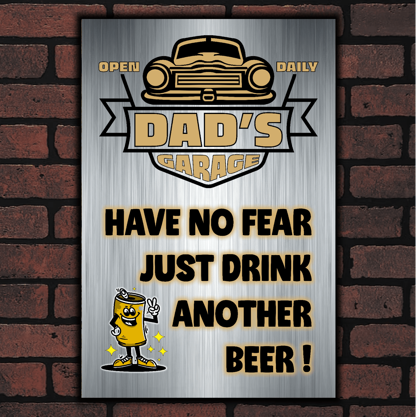 accessories DAD's GARAGE ~ Have No Fear, Just Drink Another Beer! DAD's GARAGE ~ Have No Fear, Just Drink Another Beer! GiftsByJeff Gifts By Jeff Pittsburgh PA