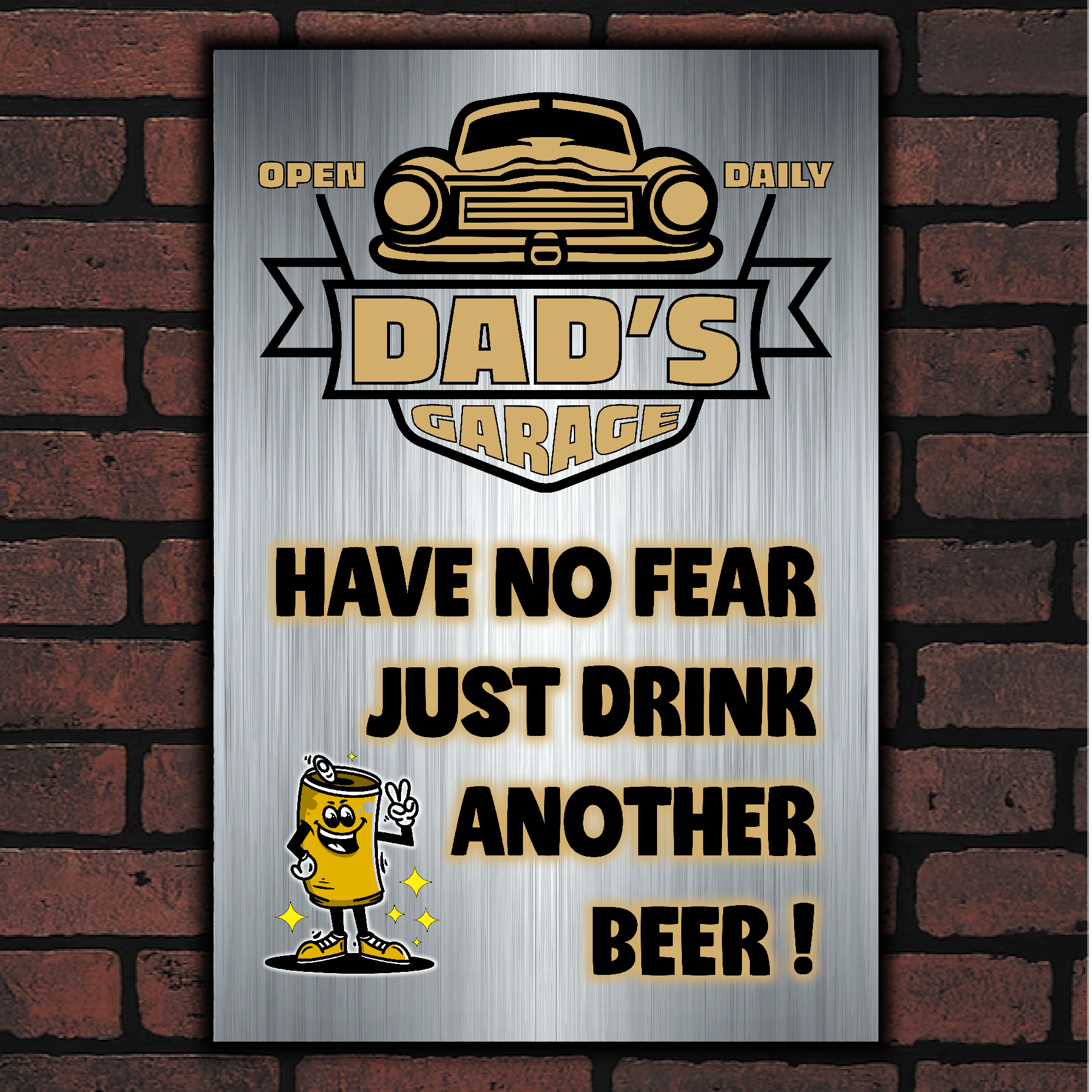 accessories DAD's GARAGE ~ Have No Fear, Just Drink Another Beer! DAD's GARAGE ~ Have No Fear, Just Drink Another Beer! GiftsByJeff Gifts By Jeff Pittsburgh PA