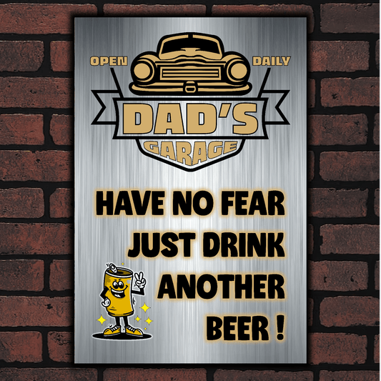 accessories DAD's GARAGE ~ Have No Fear, Just Drink Another Beer! DAD's GARAGE ~ Have No Fear, Just Drink Another Beer! GiftsByJeff Gifts By Jeff Pittsburgh PA