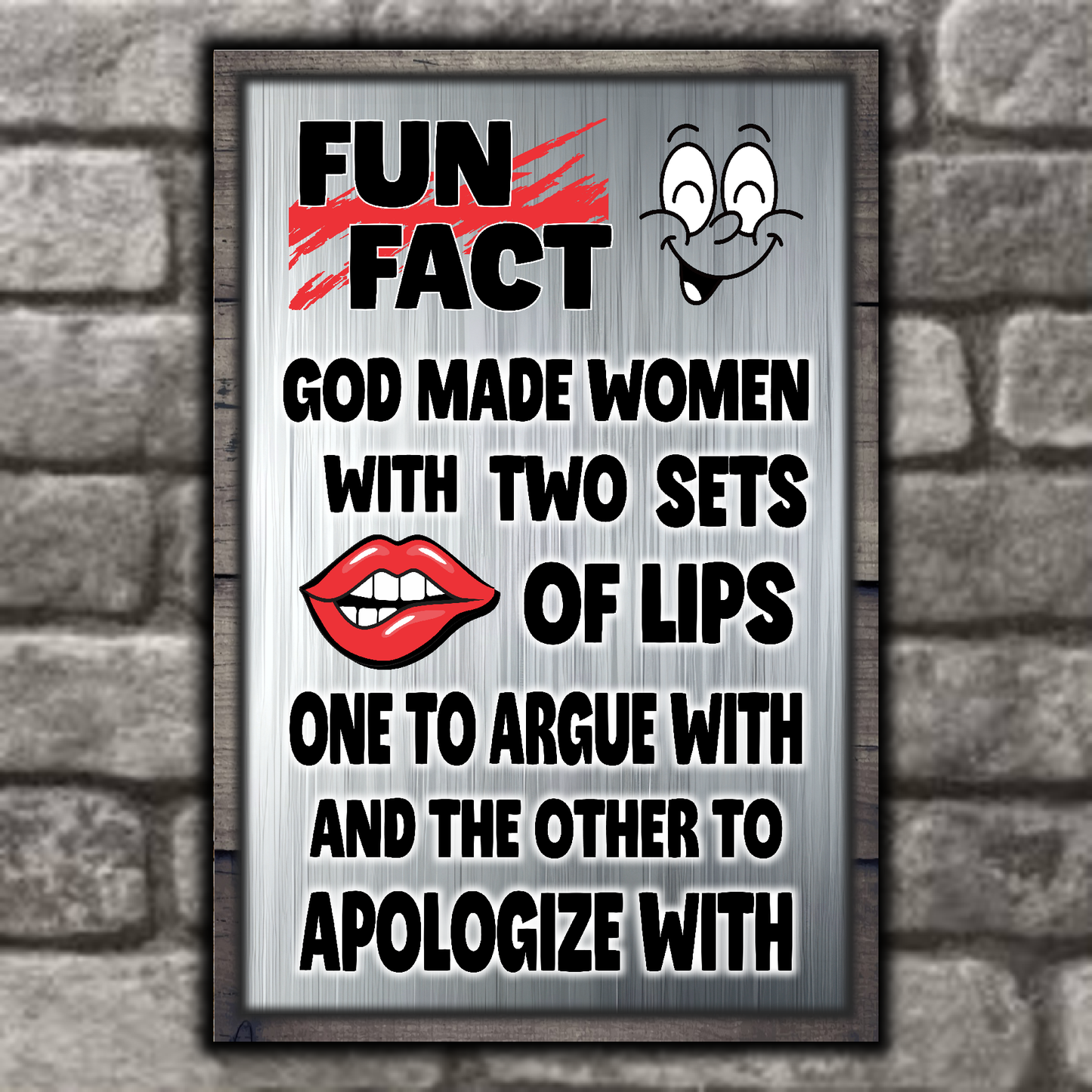 God Made Women With Two Sets Of Lips