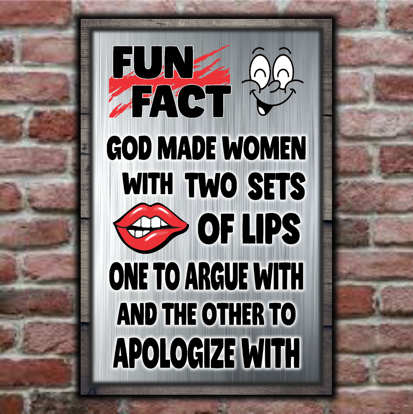 God Made Women With Two Sets Of Lips