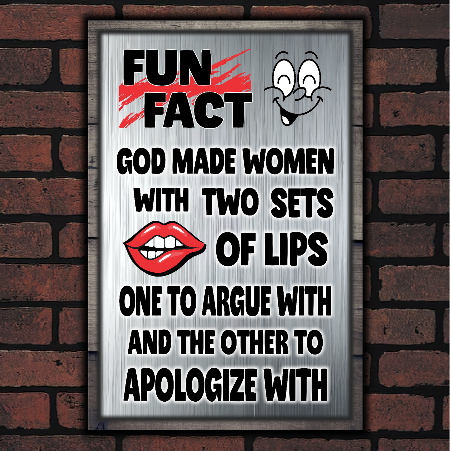 God Made Women With Two Sets Of Lips