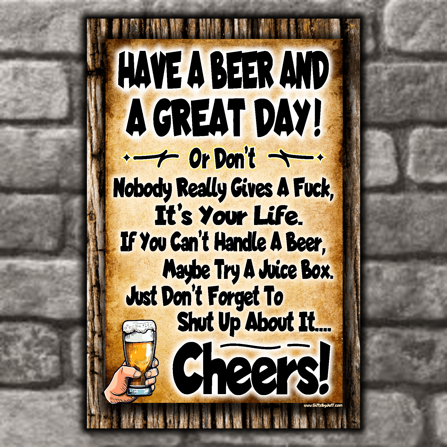 accessories Have A Beer And A Great Day, Or Don't! Just Don't Forget To Shut Up About It Have A Beer And A Great Day, Or Don't! Just Don't Forget To Shut Up About It GiftsByJeff Gifts By Jeff Pittsburgh PA