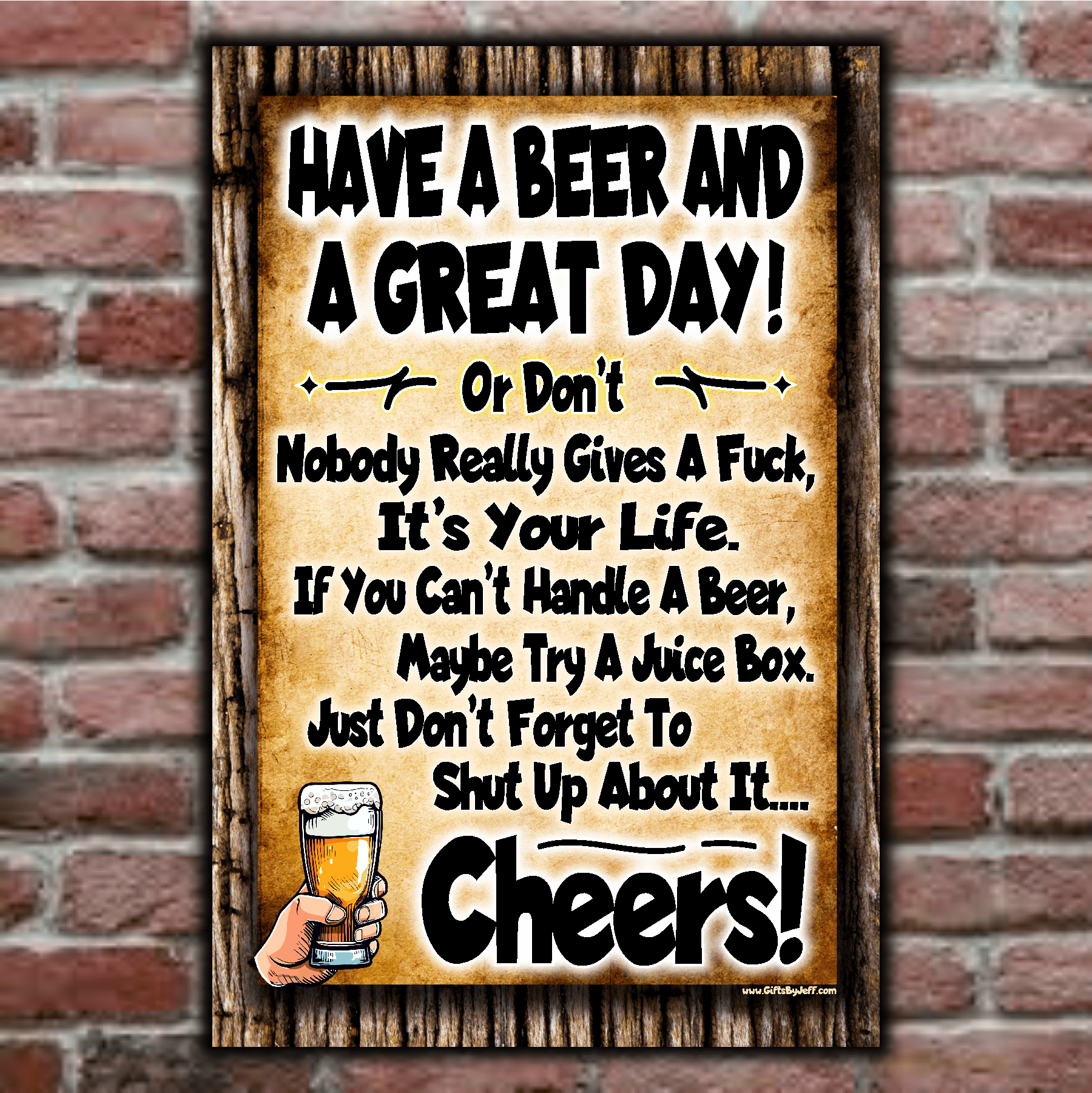 accessories Have A Beer And A Great Day, Or Don't! Just Don't Forget To Shut Up About It Have A Beer And A Great Day, Or Don't! Just Don't Forget To Shut Up About It GiftsByJeff Gifts By Jeff Pittsburgh PA
