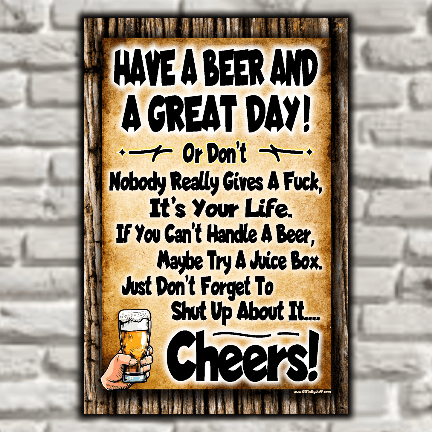 accessories Have A Beer And A Great Day, Or Don't! Just Don't Forget To Shut Up About It Have A Beer And A Great Day, Or Don't! Just Don't Forget To Shut Up About It GiftsByJeff Gifts By Jeff Pittsburgh PA