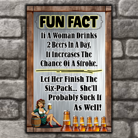 If A Woman Drinks 2 Beers In A Day