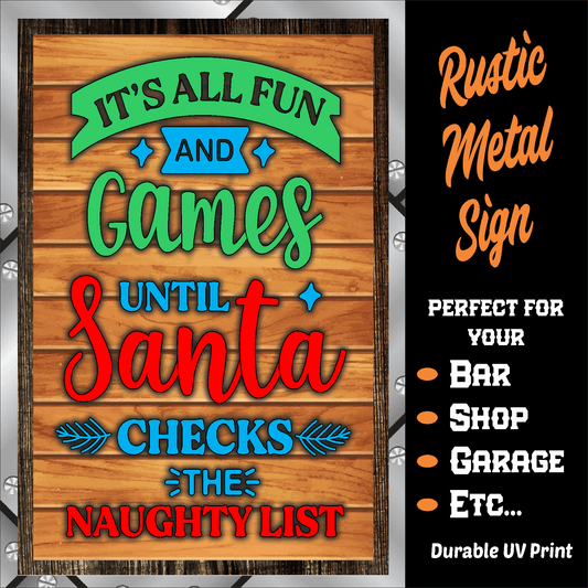 accessories Fun And Games, Santa's Naughty List Fun And Games, Santa's Naughty List GiftsByJeff Gifts By Jeff Pittsburgh PA