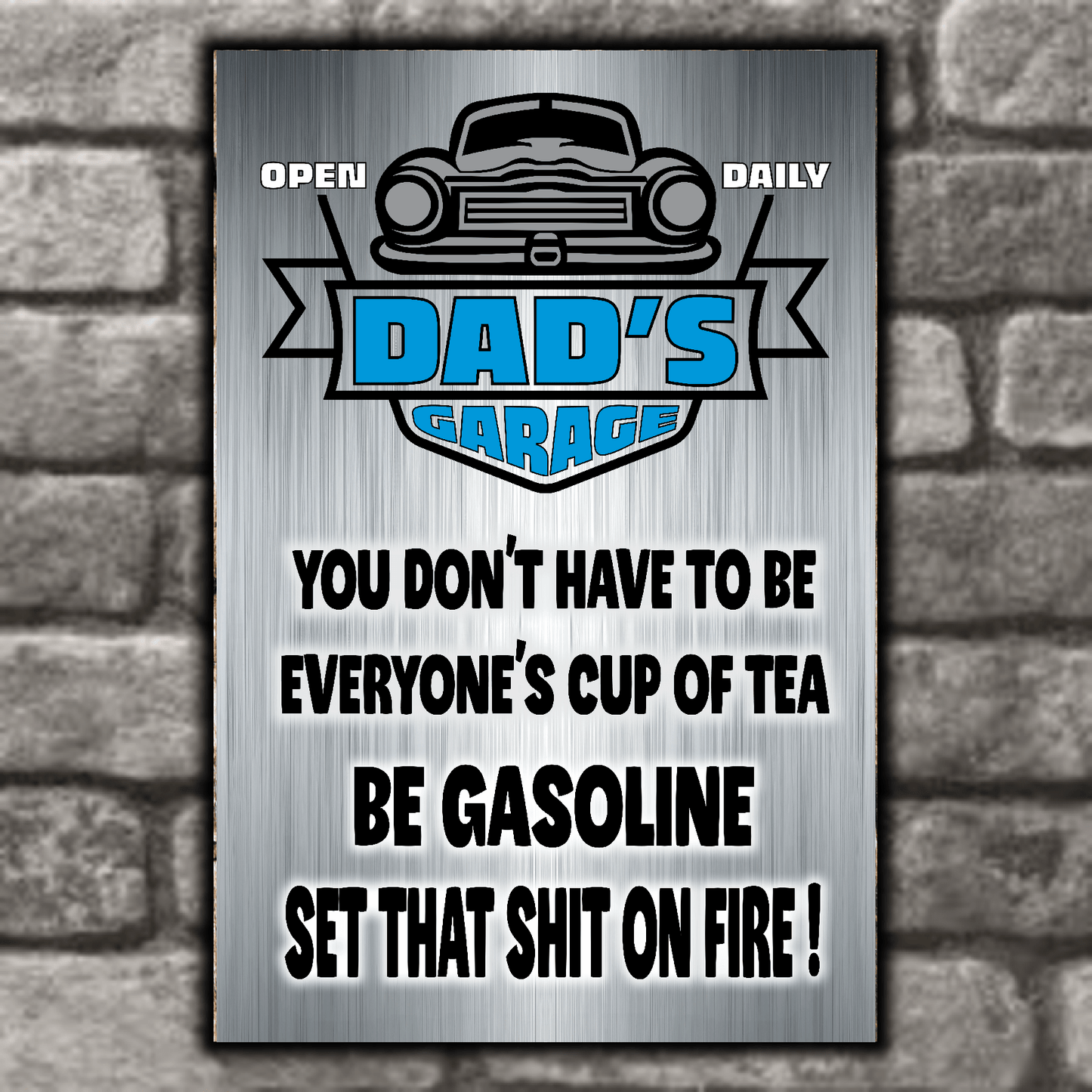 accessories DAD's GARAGE ~ SET THAT SHIT ON FIRE! DAD's GARAGE ~ SET THAT SHIT ON FIRE! GiftsByJeff Gifts By Jeff Pittsburgh PA