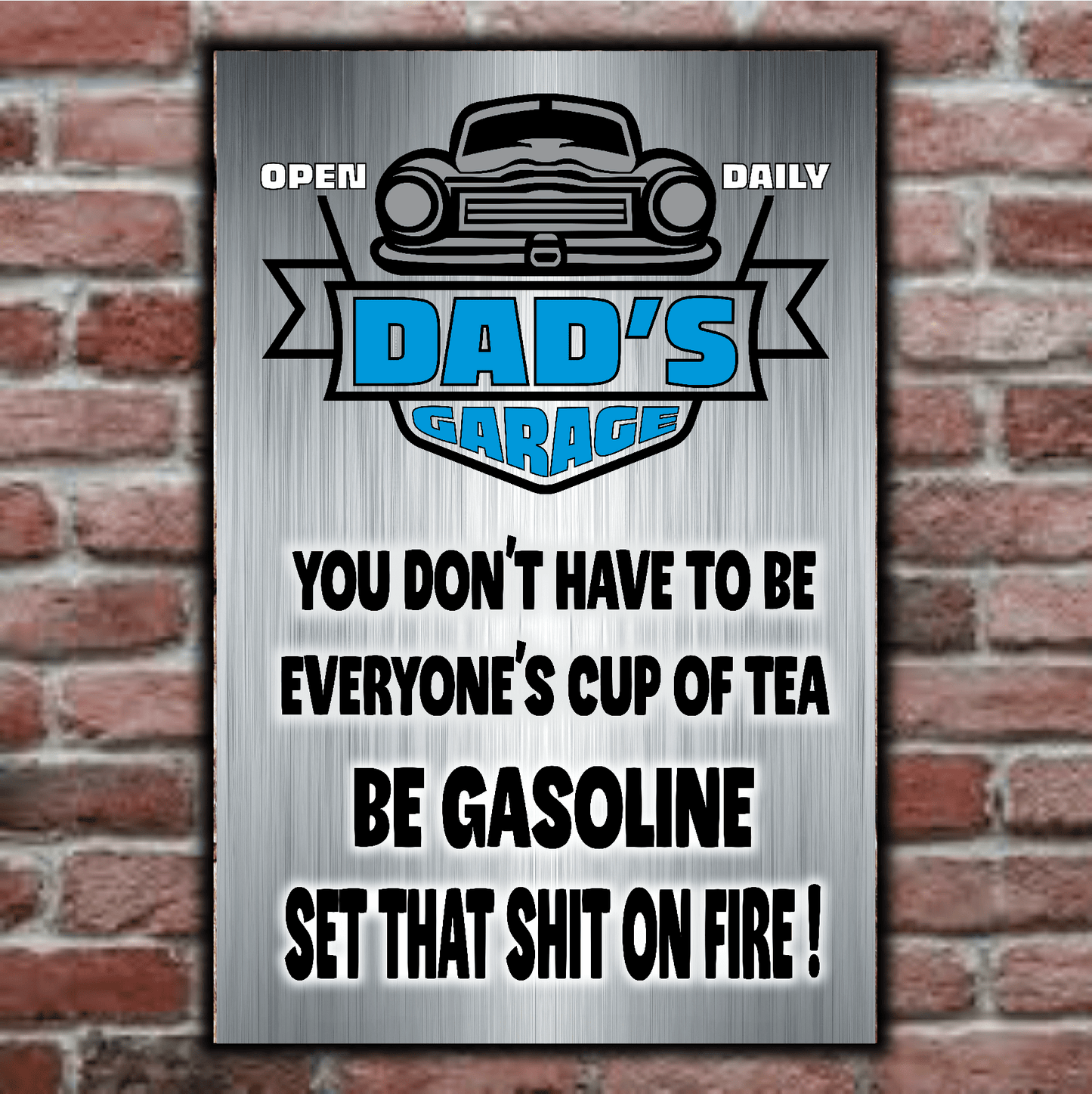 accessories DAD's GARAGE ~ SET THAT SHIT ON FIRE! DAD's GARAGE ~ SET THAT SHIT ON FIRE! GiftsByJeff Gifts By Jeff Pittsburgh PA