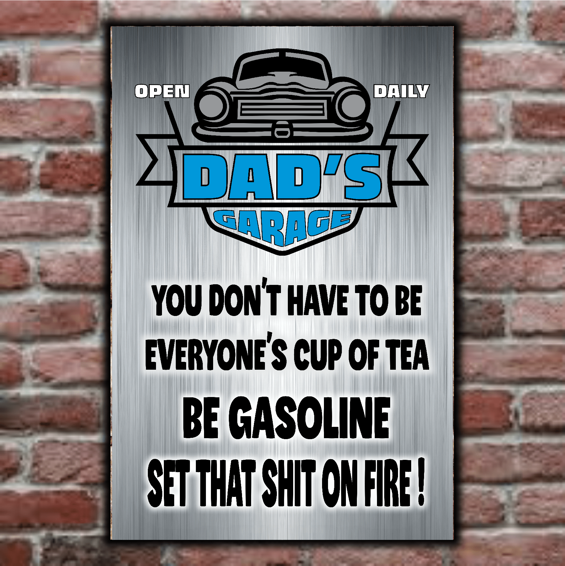 accessories DAD's GARAGE ~ SET THAT SHIT ON FIRE! DAD's GARAGE ~ SET THAT SHIT ON FIRE! GiftsByJeff Gifts By Jeff Pittsburgh PA