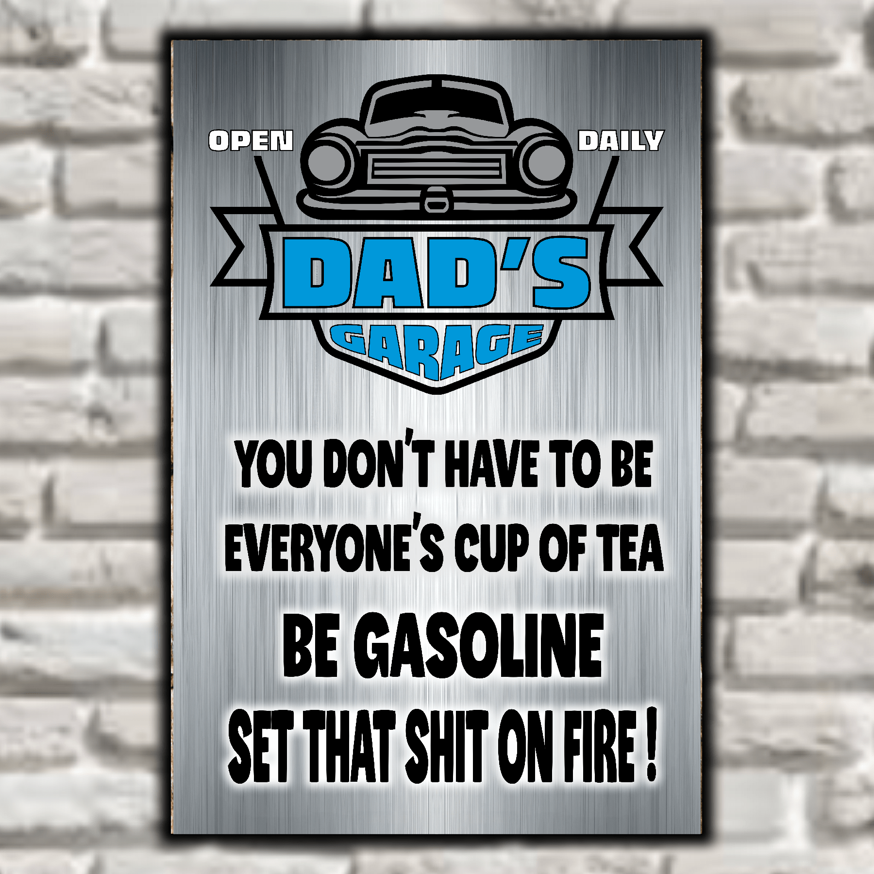 accessories DAD's GARAGE ~ SET THAT SHIT ON FIRE! DAD's GARAGE ~ SET THAT SHIT ON FIRE! GiftsByJeff Gifts By Jeff Pittsburgh PA