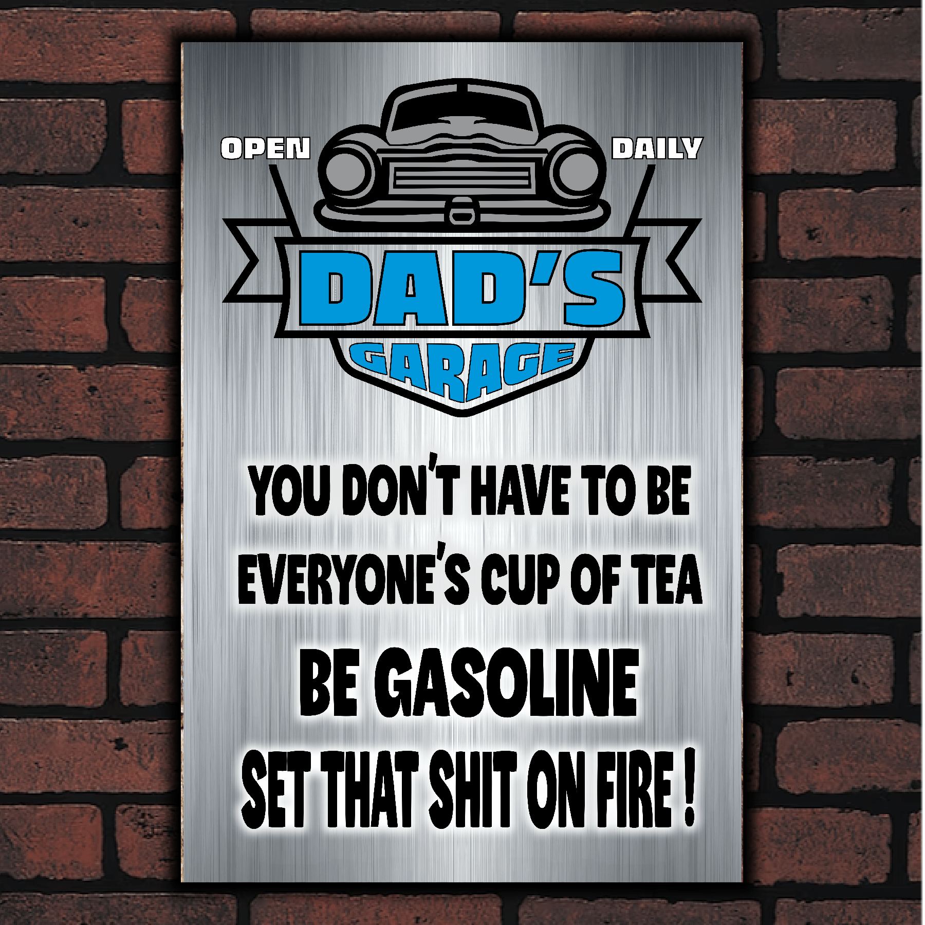 accessories DAD's GARAGE ~ SET THAT SHIT ON FIRE! DAD's GARAGE ~ SET THAT SHIT ON FIRE! GiftsByJeff Gifts By Jeff Pittsburgh PA