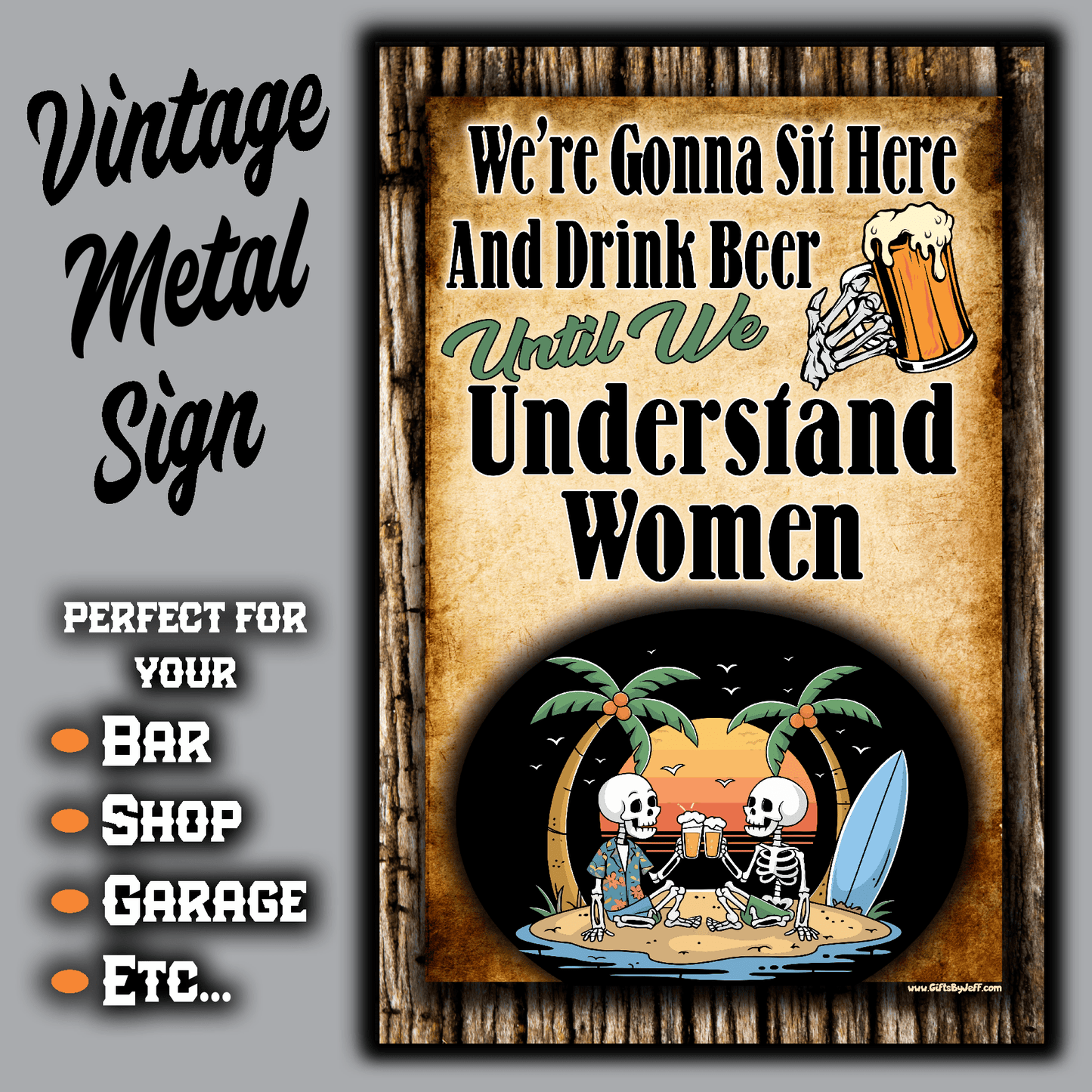 accessories We're Gonna Sit Here And Drink Beer Until We Understand Women We're Gonna Sit Here And Drink Beer Until We Understand Women GiftsByJeff Gifts By Jeff Pittsburgh PA