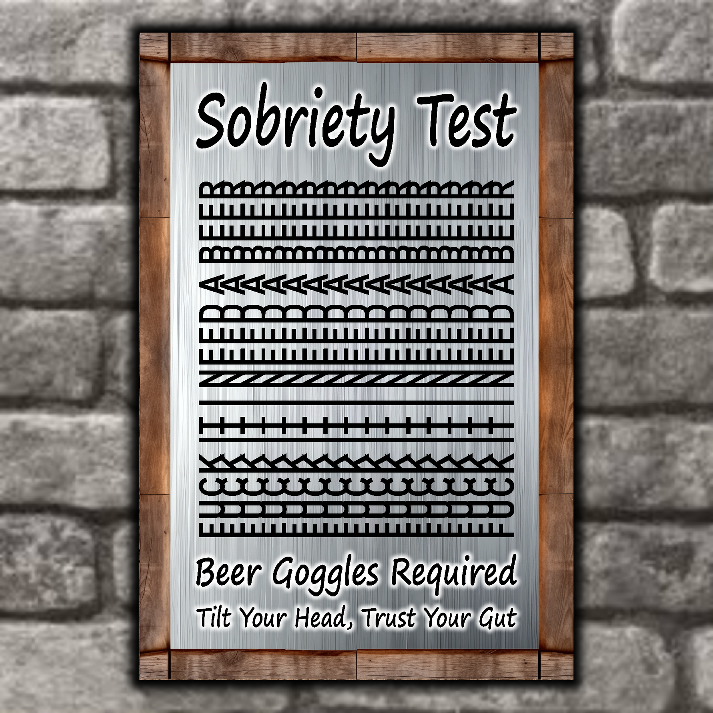 Sobriety Test - FUCK IT I NEED A BEER