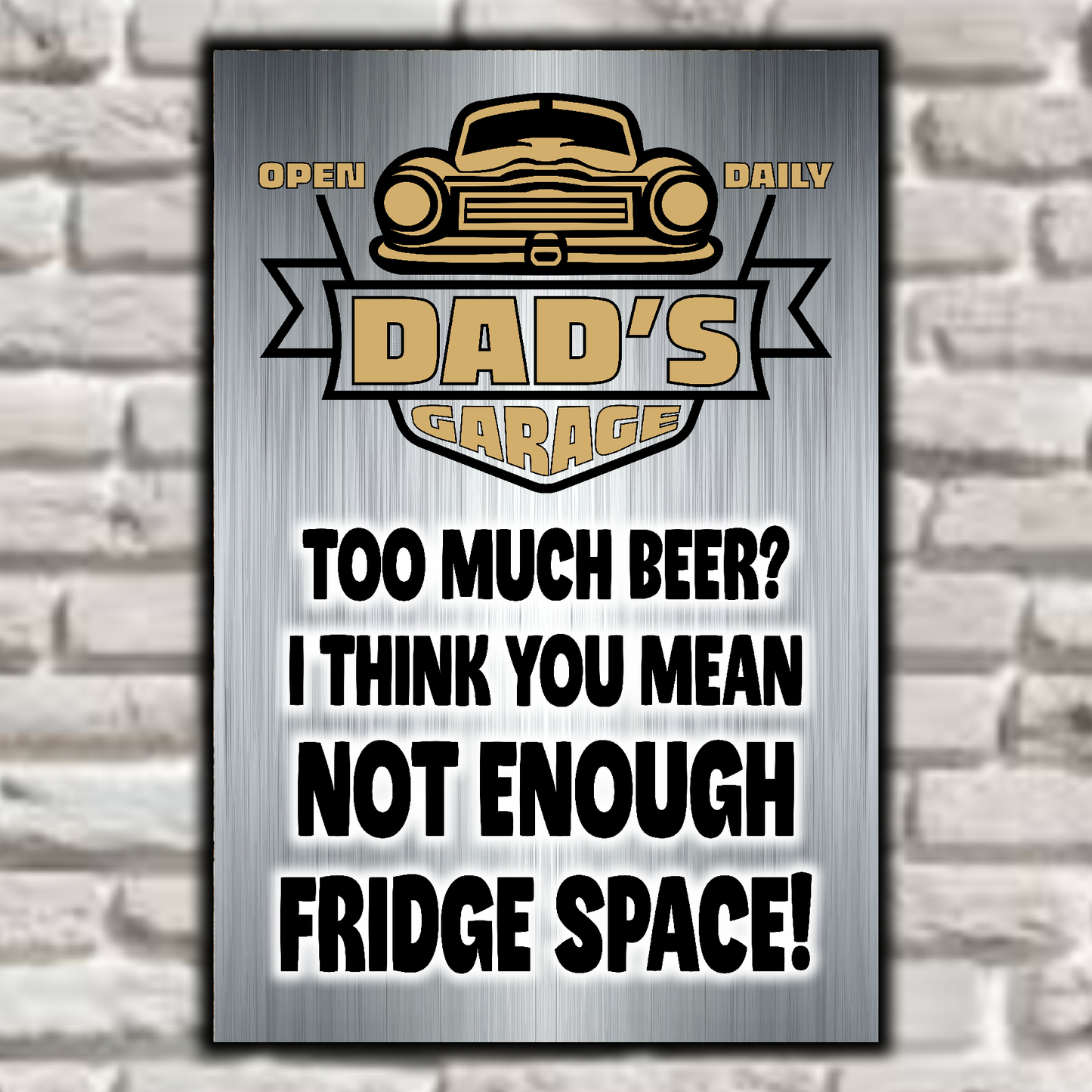 DAD's GARAGE ~ Too Much Beer?