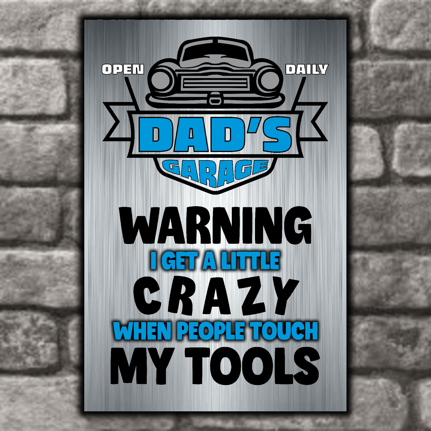 accessories DAD's GARAGE ~ I Get Crazy When People Touch My Tools DAD's GARAGE ~ I Get Crazy When People Touch My Tools GiftsByJeff Gifts By Jeff Pittsburgh PA