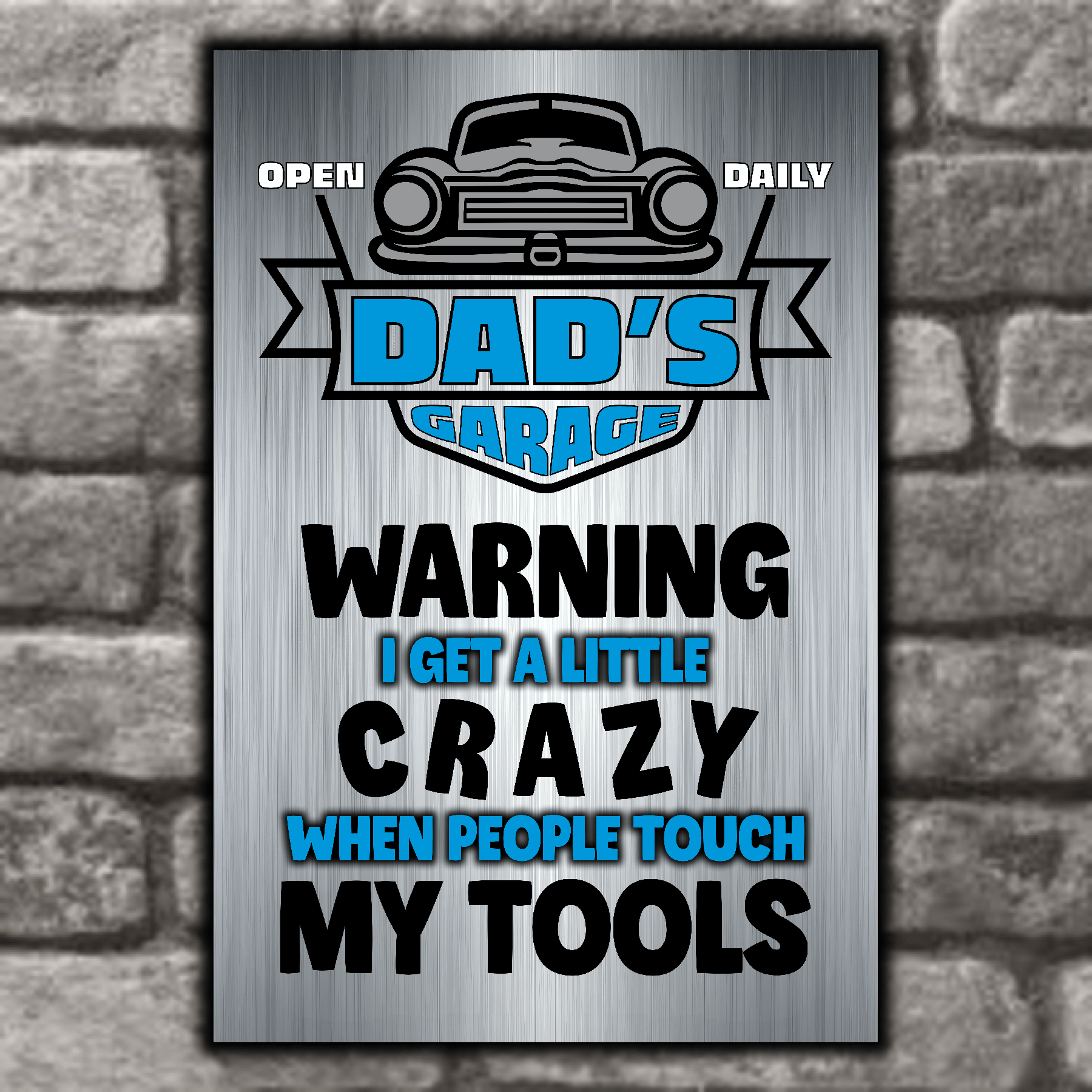 accessories DAD's GARAGE ~ I Get Crazy When People Touch My Tools DAD's GARAGE ~ I Get Crazy When People Touch My Tools GiftsByJeff Gifts By Jeff Pittsburgh PA