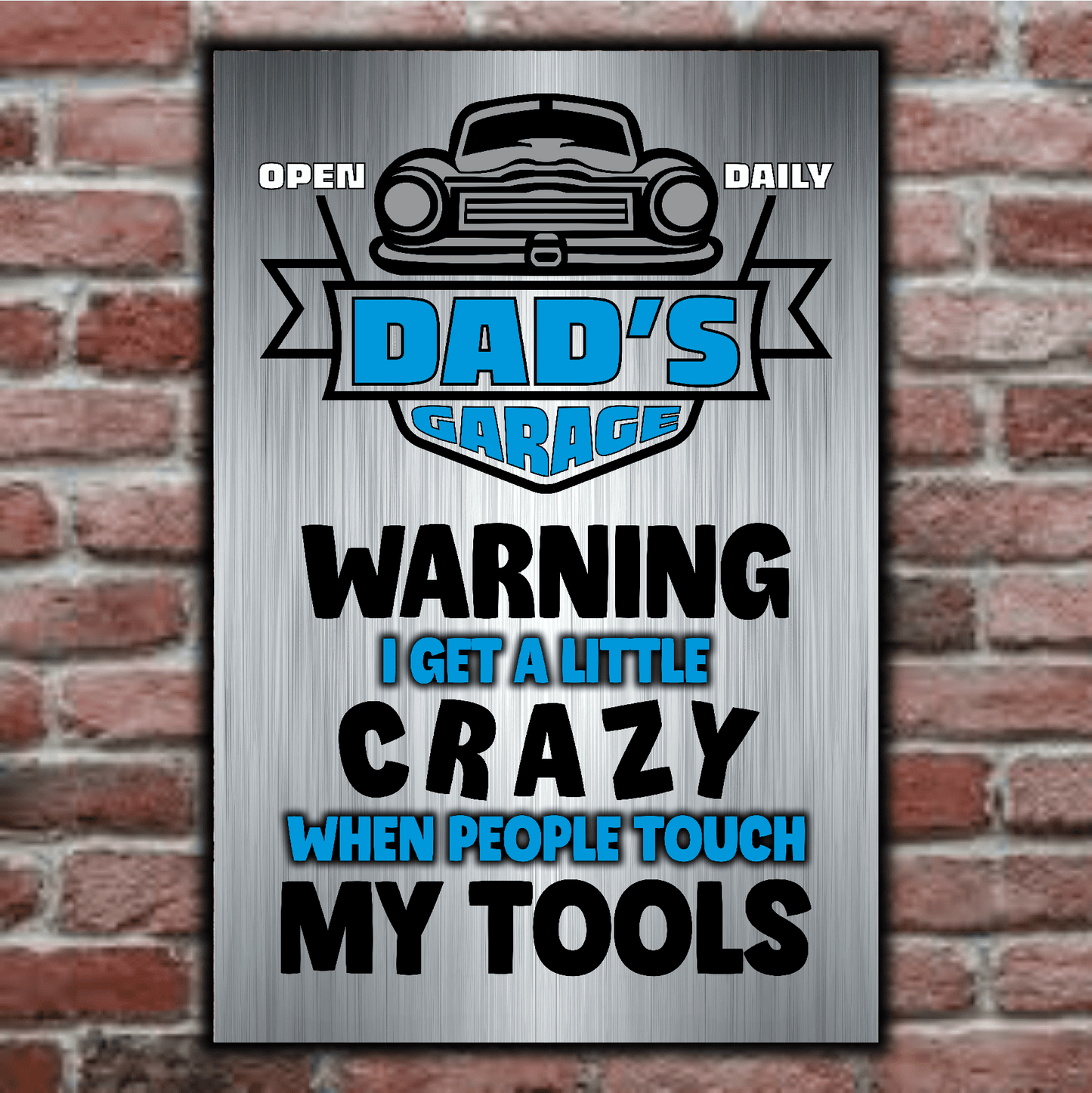 accessories DAD's GARAGE ~ I Get Crazy When People Touch My Tools DAD's GARAGE ~ I Get Crazy When People Touch My Tools GiftsByJeff Gifts By Jeff Pittsburgh PA