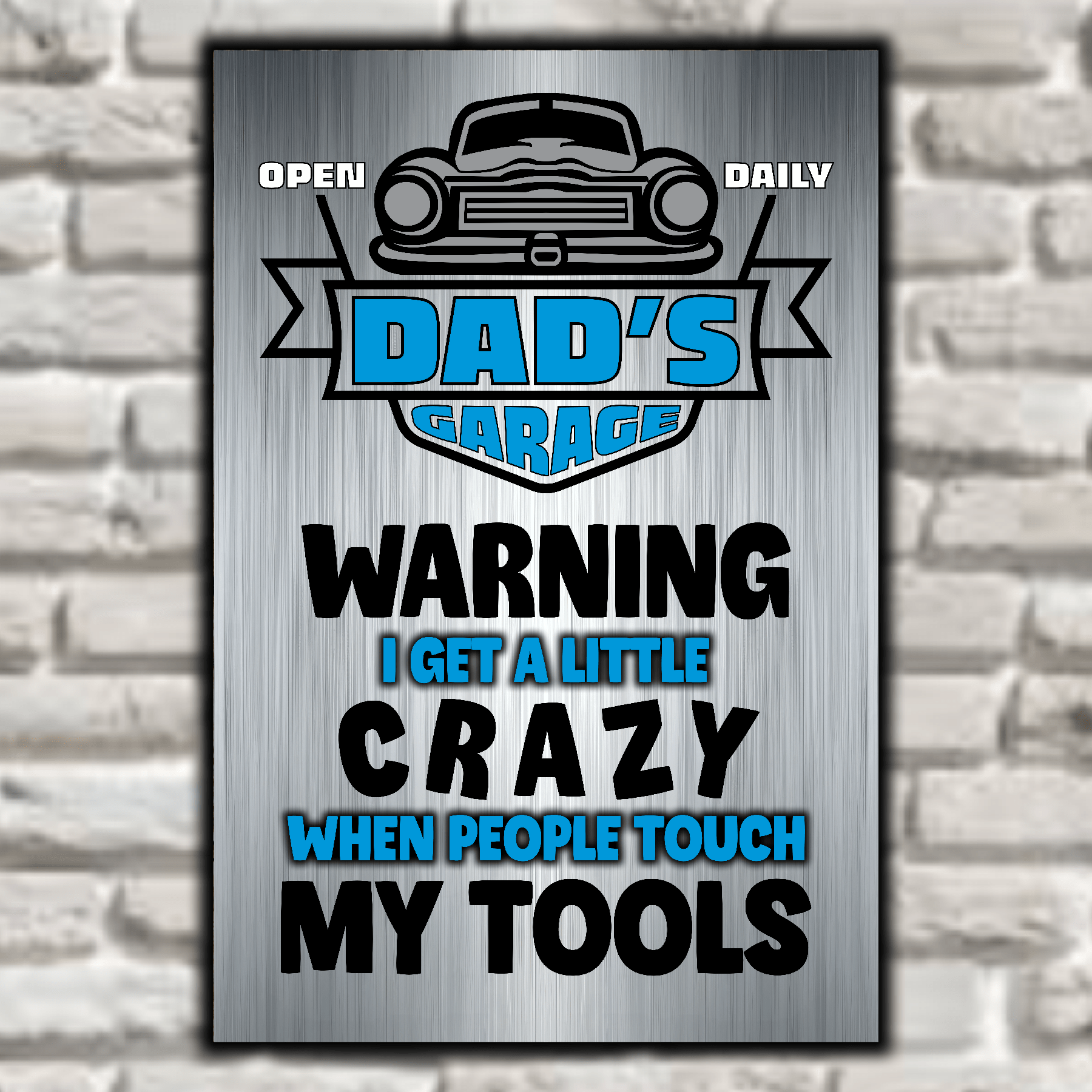 accessories DAD's GARAGE ~ I Get Crazy When People Touch My Tools DAD's GARAGE ~ I Get Crazy When People Touch My Tools GiftsByJeff Gifts By Jeff Pittsburgh PA