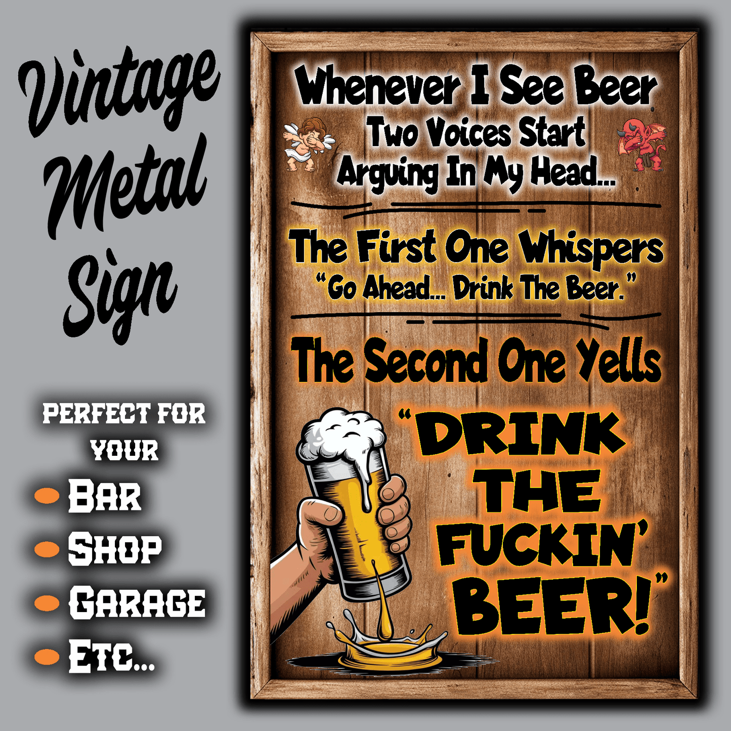 accessories Whenever I See Beer, Two Voices Start Arguing In My Head... Whenever I See Beer, Two Voices Start Arguing In My Head... GiftsByJeff Gifts By Jeff Pittsburgh PA