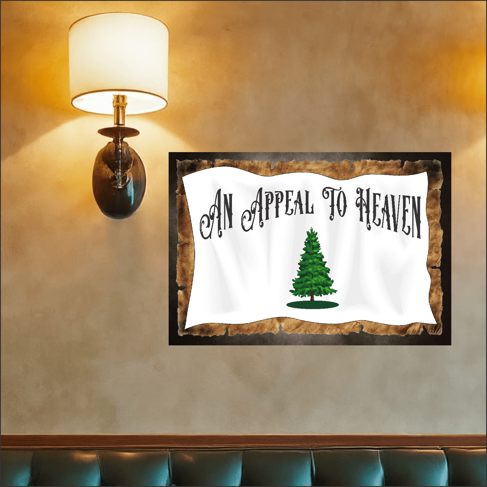 accessories An Appeal To Heaven (Horizontal) - 12" x 18" Vintage Metal Sign GiftsByJeff Gifts By Jeff Pittsburgh PA