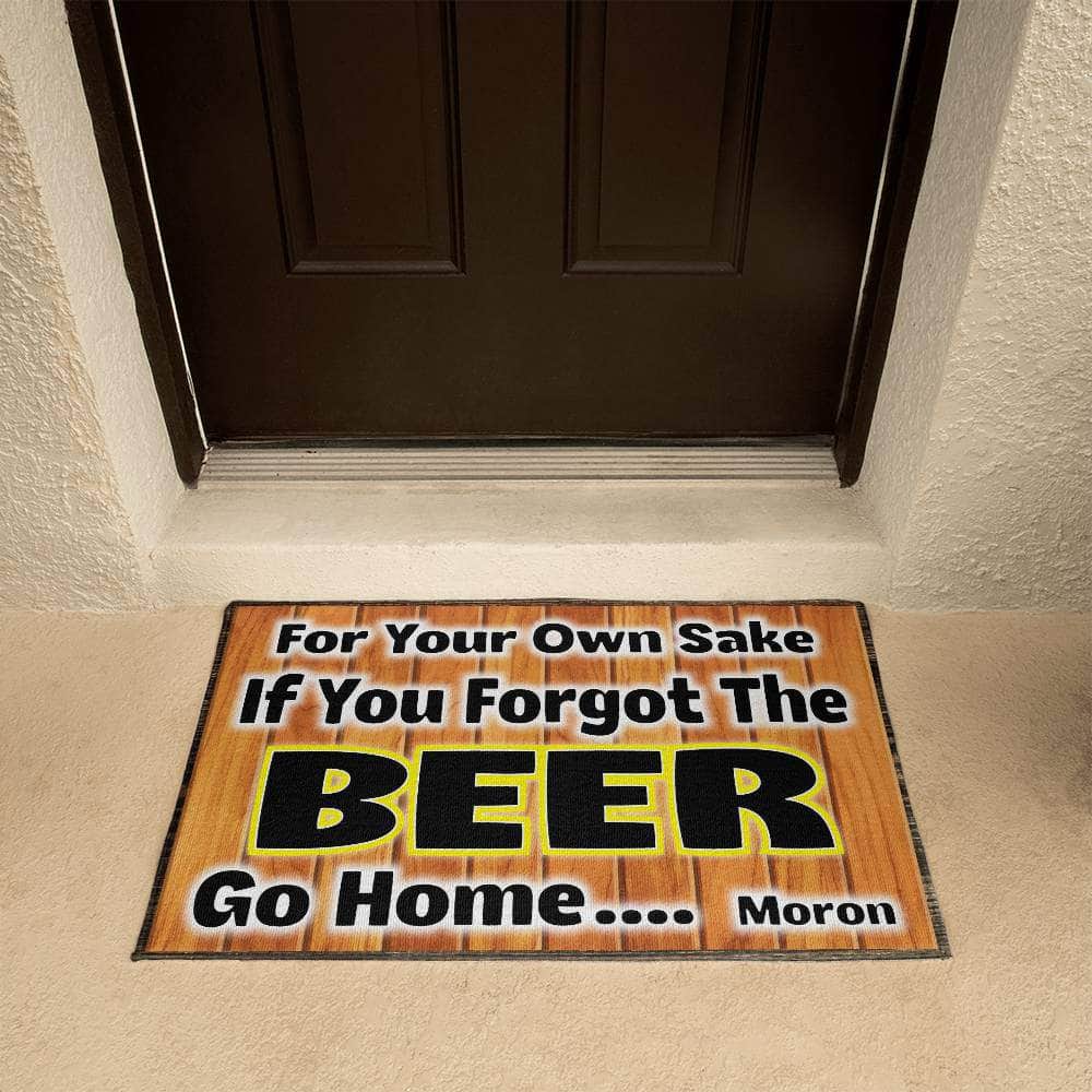 Jewelry Welcome Mat - If You Forgot The Beer, Go Home Welcome Mat - If You Forgot The Beer, Go Home GiftsByJeff Gifts By Jeff Pittsburgh PA