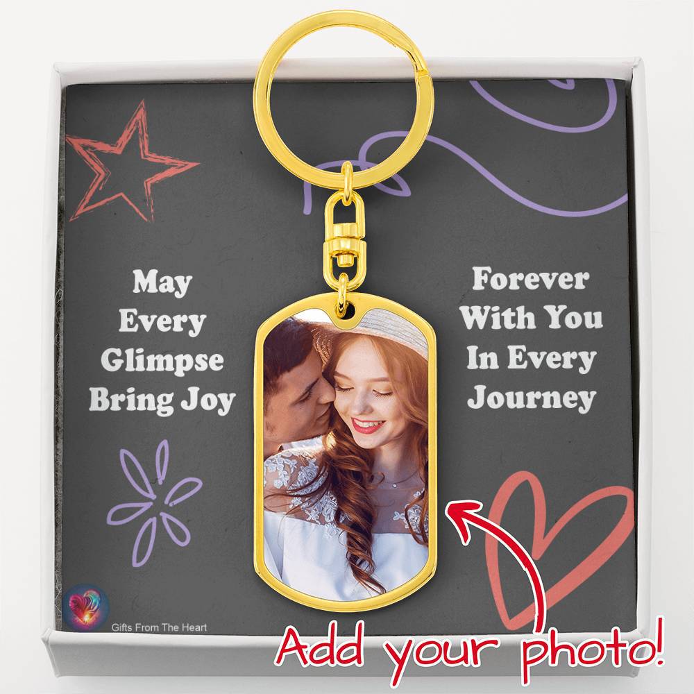 Jewelry Carry Memories, Hold Moments: Personalized Dog Tag Photo Keychain GiftsByJeff Gifts By Jeff Pittsburgh PA