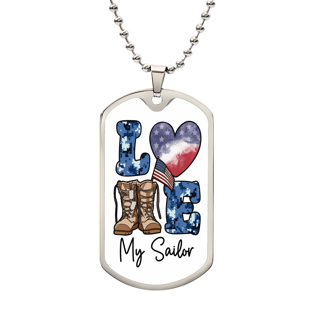 Jewelry love my sailor dog tag GiftsByJeff Gifts By Jeff Pittsburgh PA
