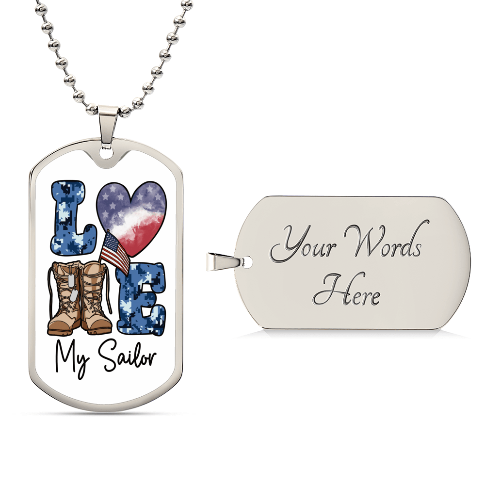 Jewelry love my sailor dog tag GiftsByJeff Gifts By Jeff Pittsburgh PA