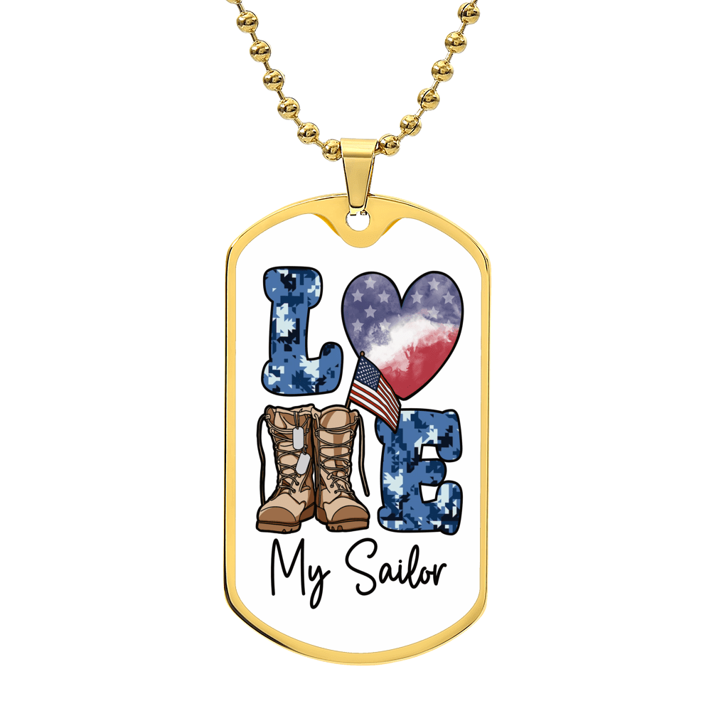 Jewelry love my sailor dog tag GiftsByJeff Gifts By Jeff Pittsburgh PA