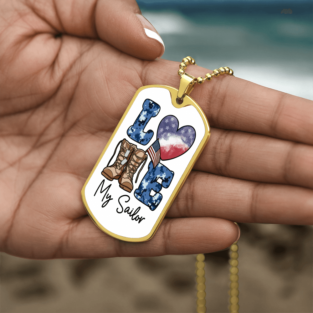 Jewelry love my sailor dog tag GiftsByJeff Gifts By Jeff Pittsburgh PA