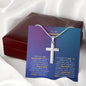 Jewelry Luxury Box w/LED To My Daughter - In times of joy, or times you're feeling low, This necklace reminds you, God's love will always flow. - Cross Necklace GiftsByJeff Gifts By Jeff Pittsburgh PA