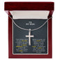 Jewelry Luxury Box w/LED To My Son - YOUR FAITH SHINE BRIGHT, IN THE DARKEST TIMES, IT'LL BE YOUR LIGHT - Cross Necklace GiftsByJeff Gifts By Jeff Pittsburgh PA