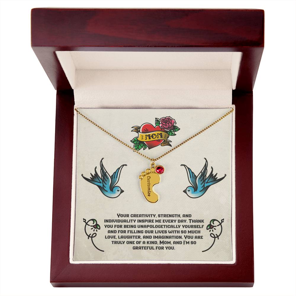 Jewelry To Mom - Your creativity, strength, and individuality inspire me every day. Birthstone Necklace GiftsByJeff Gifts By Jeff Pittsburgh PA