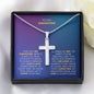 Jewelry To My Daughter - In times of joy, or times you're feeling low, This necklace reminds you, God's love will always flow. - Cross Necklace GiftsByJeff Gifts By Jeff Pittsburgh PA