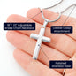 Jewelry To My Daughter - In times of joy, or times you're feeling low, This necklace reminds you, God's love will always flow. - Cross Necklace GiftsByJeff Gifts By Jeff Pittsburgh PA