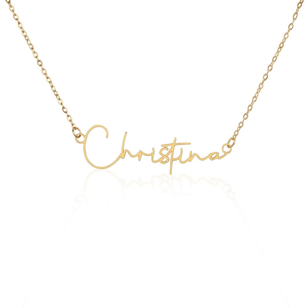 Jewelry To My Stepdaughter ~ If ever I'm not by your side, Just hold it close, my love will guide. - Signature Style Name Necklace! GiftsByJeff Gifts By Jeff Pittsburgh PA