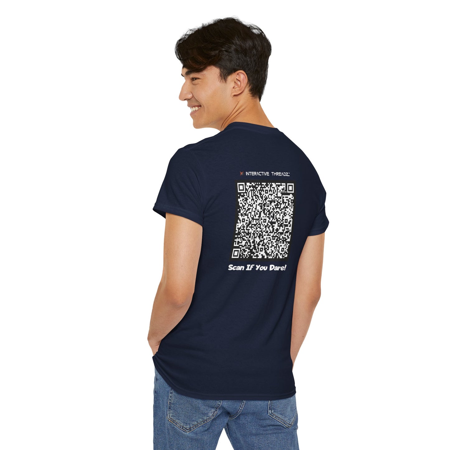 Beer In My Belly, Tacos In My Hands, Titties On My Mind - QR Code Shirt