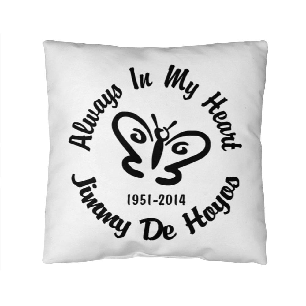 Jewelry 14" x 14" Always In My Heart Black/White Reversible Pillow GiftsByJeff Gifts By Jeff Pittsburgh PA