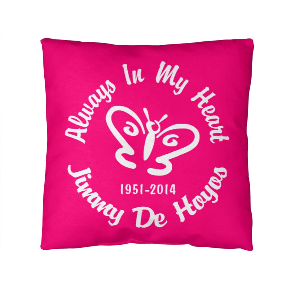 Jewelry 14" x 14" Always In My Heart Heaven/Pink Reversible Pillow GiftsByJeff Gifts By Jeff Pittsburgh PA