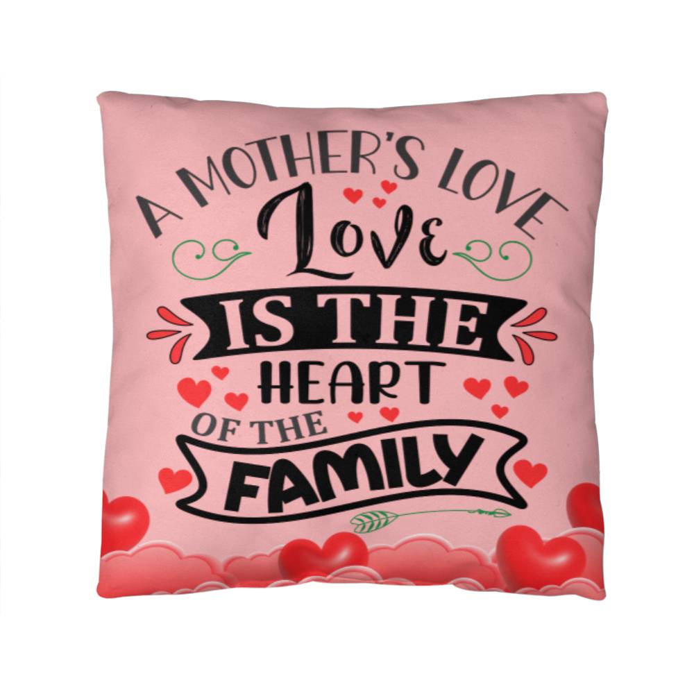 Jewelry 14" x 14" Mother's Love Is The Heart Of The Family ~ Classic Throw Pillow GiftsByJeff Gifts By Jeff Pittsburgh PA